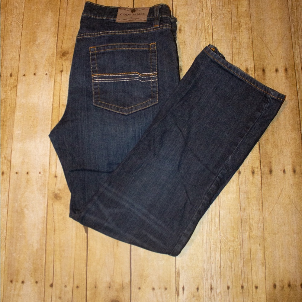 Cody James Men's Classic Indigo Straight Jeans